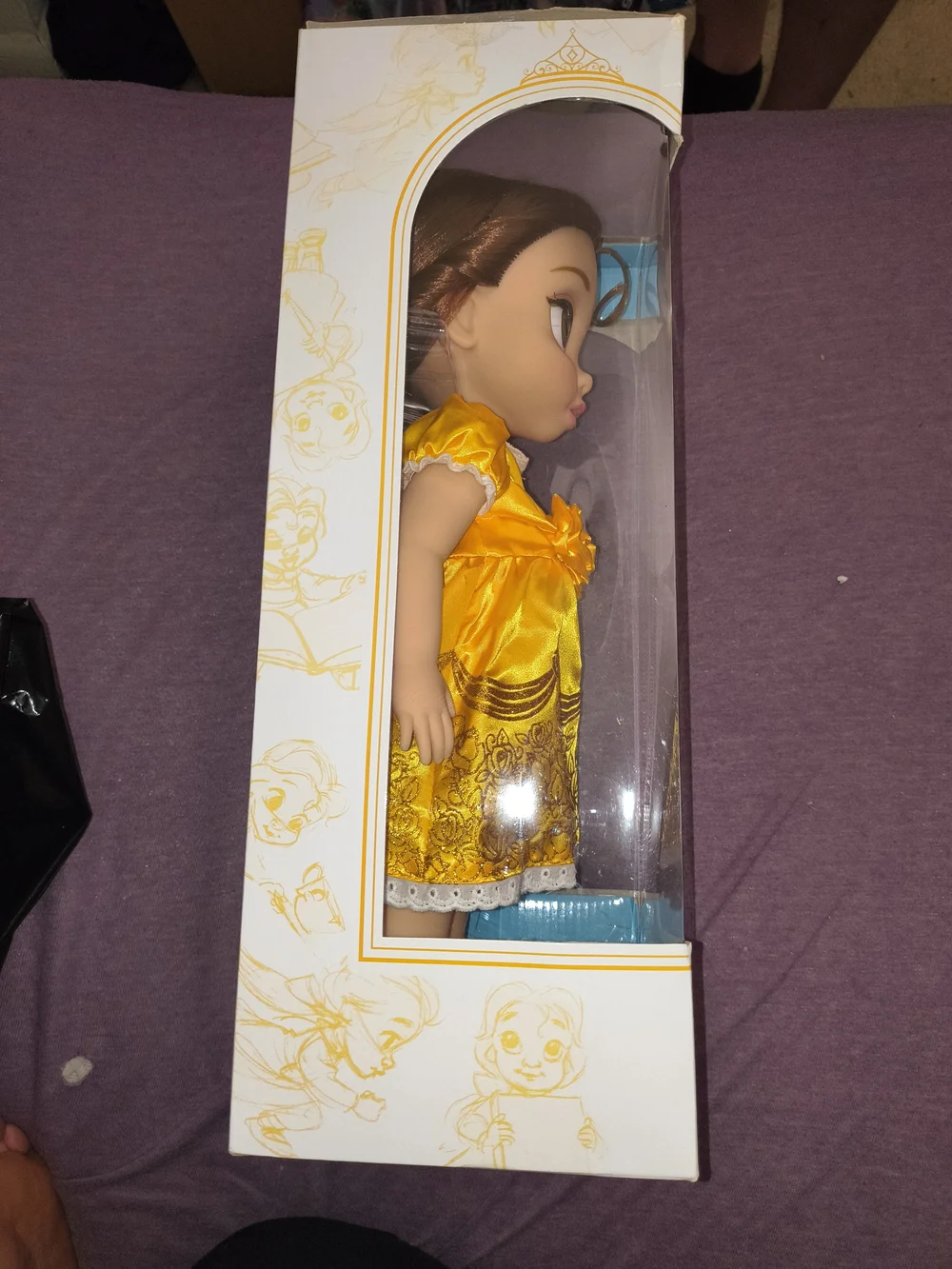 Disney Belle Doll in Bright Yellow Dress